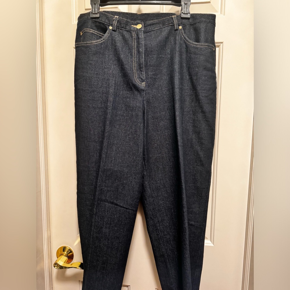 Ruby Road Denim Metallic Jeans - image 1